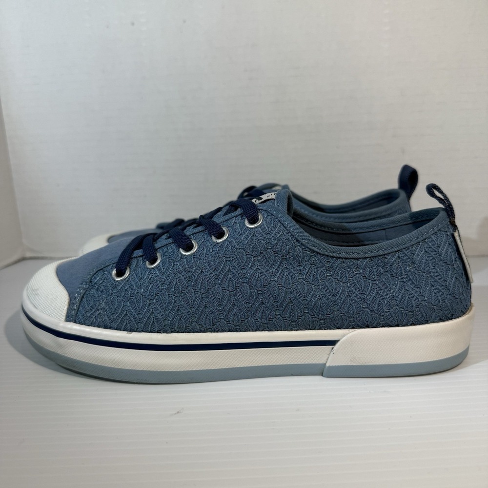 Keen Shoes Elsa II Crochet Sneakers Arch Support Blue Women's Size 7.5 EUC